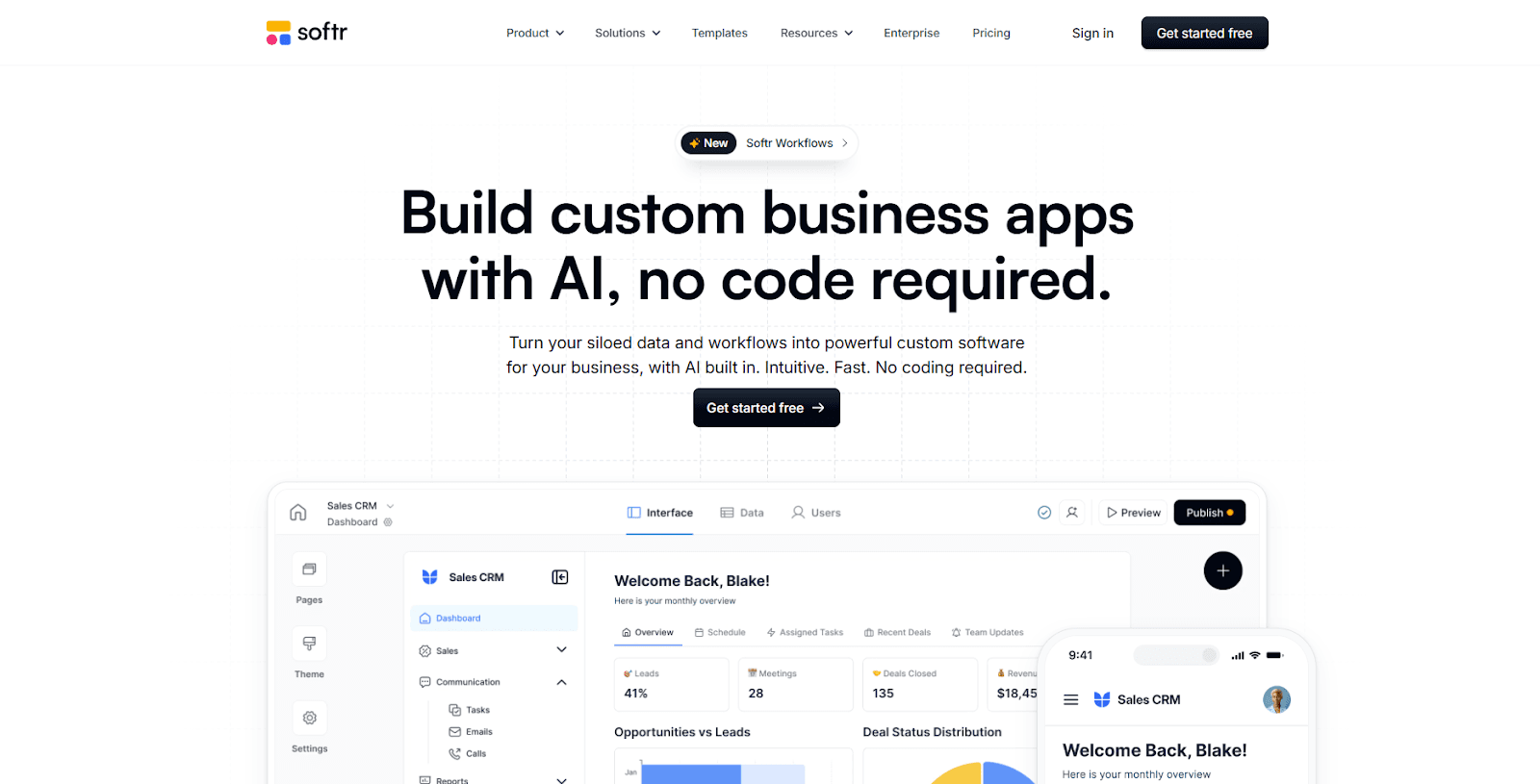 Softr – Best for Database-Driven MVPs