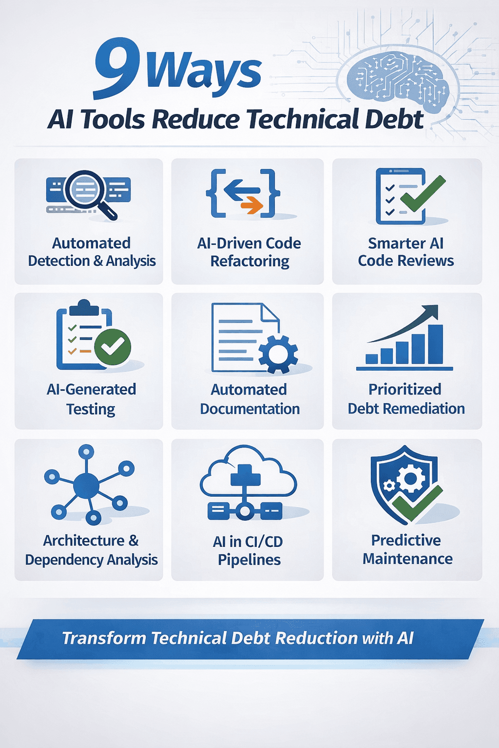 9 Ways AI Tools Reduce Technical Debt
