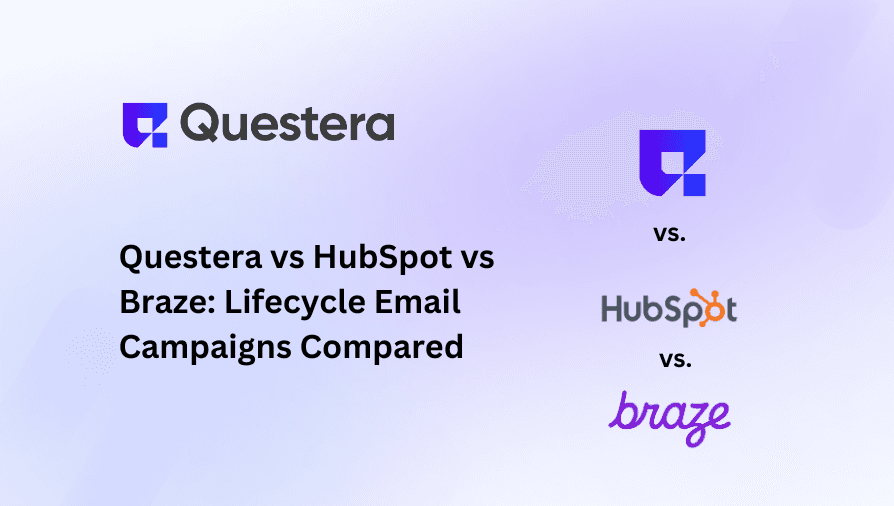 Questera vs HubSpot vs Braze: Lifecycle Email Campaigns Compared
