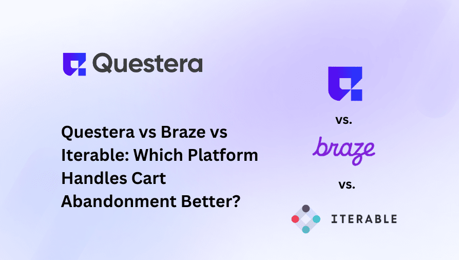 Questera vs Braze vs Iterable: Which Platform Handles Cart Abandonment Better?