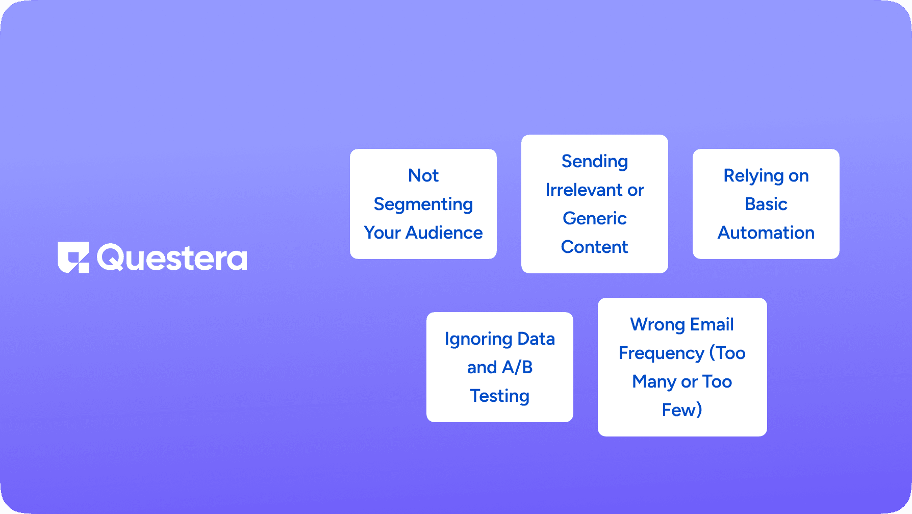 Top 5 Email Marketing Mistakes Questera Can Resolve